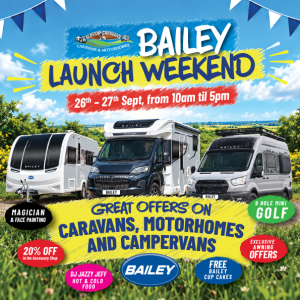 Bailey Launch Weekend Glossop Caravans